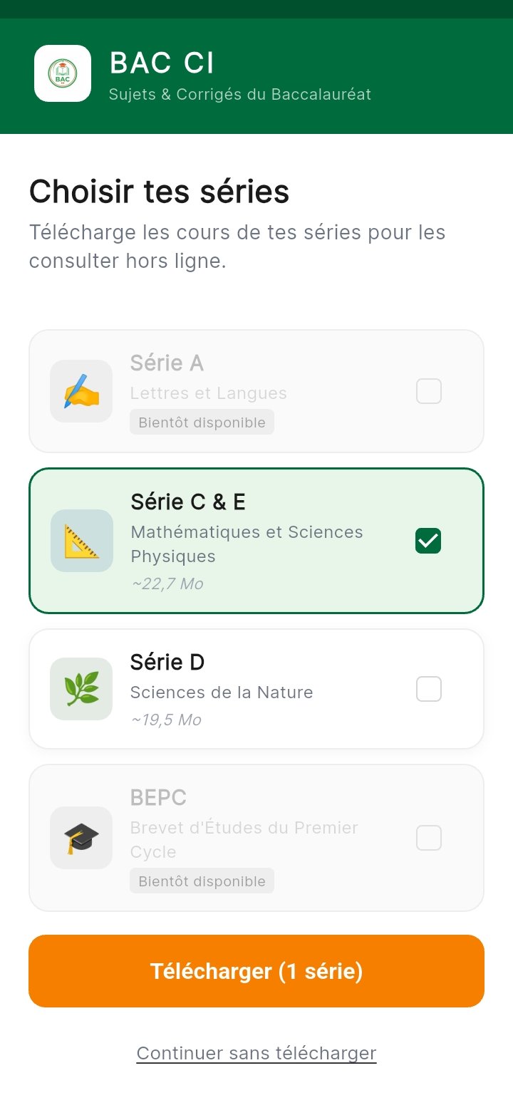 Téléchargement des séries pour l'hors-ligne